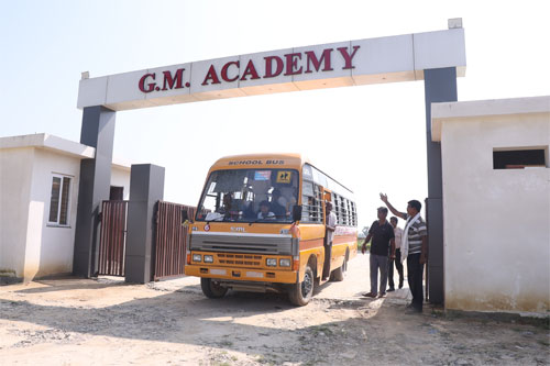 G.M. Academy Yellow School Bus